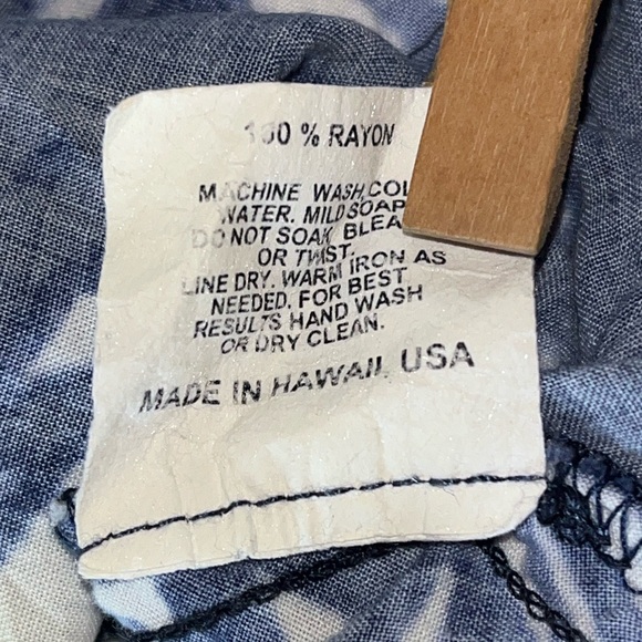 Women's Hawaiian Jams World Dress size medium blue and white - Picture 9 of 9